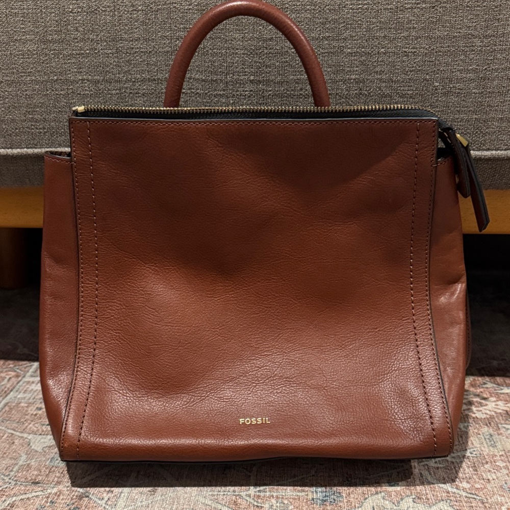 Fossil Parker Small Leather Convertible Bag
